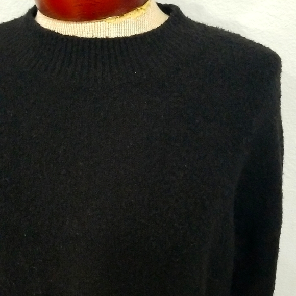 & Other Stories Women's Black Crewneck Sweater in Black Size Xsmall - Picture 8 of 16